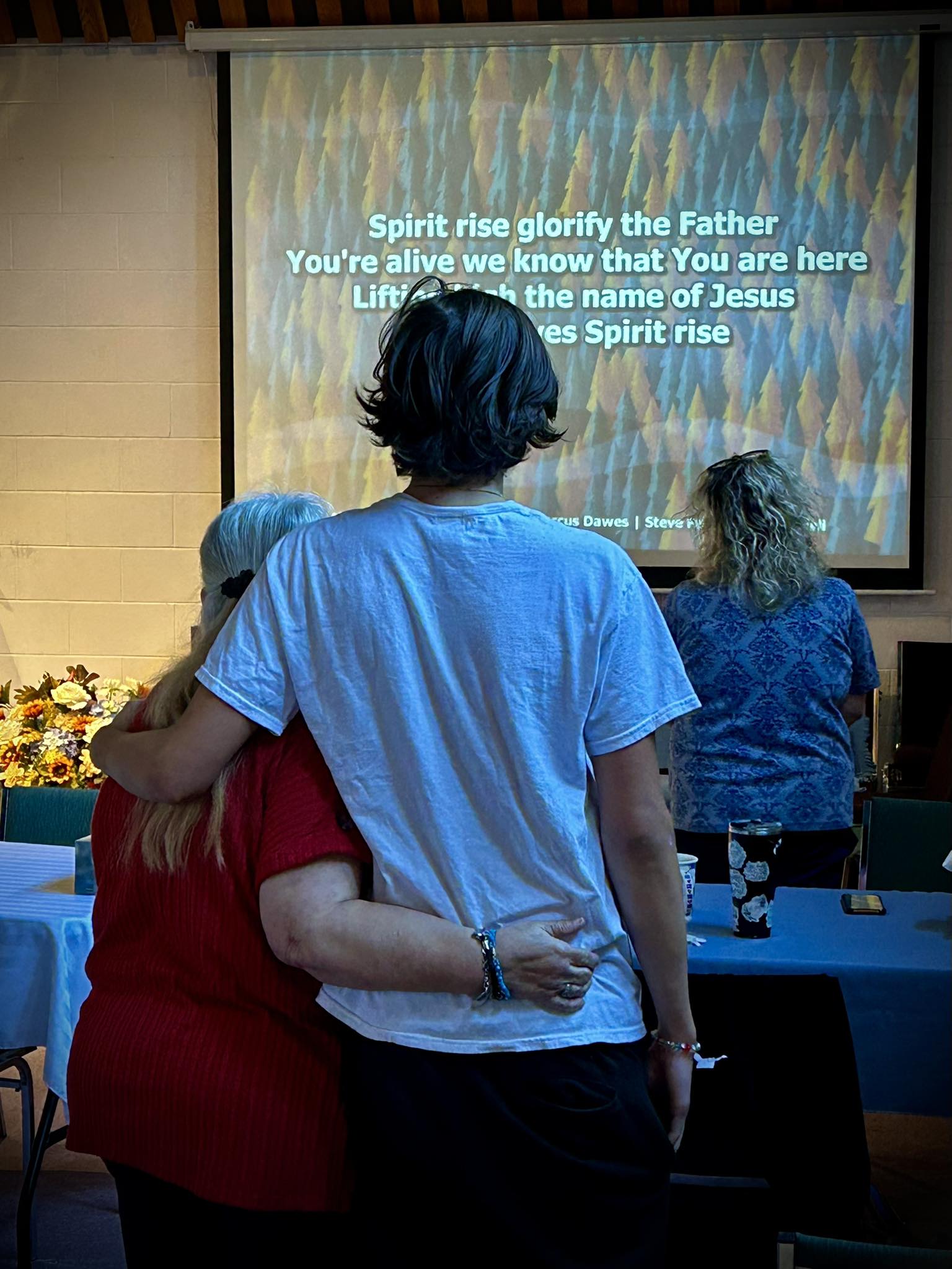 Congregation gathering in Edmonton